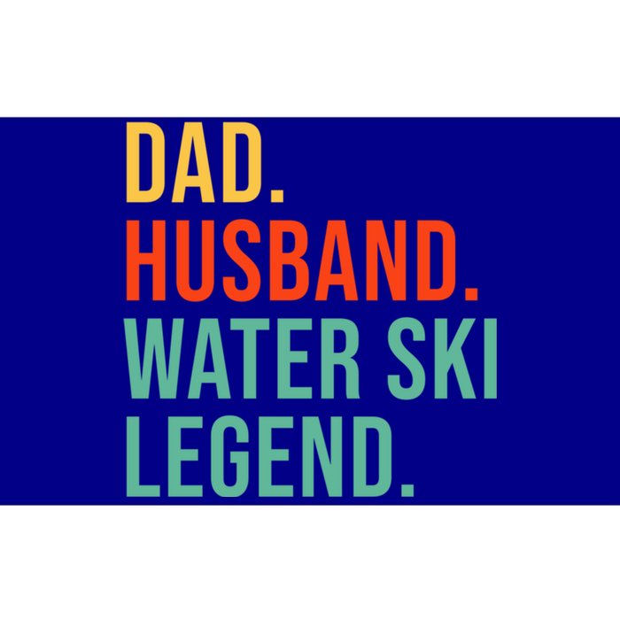 Funny Water Ski Dad Husband Legend Coaching Father's Day Gift Bumper Sticker