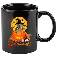 Funny Weimaraner Spooky Halloween 11oz C Handle Ceramic Mug