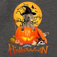Funny Weimaraner Spooky Halloween Vector Backpack