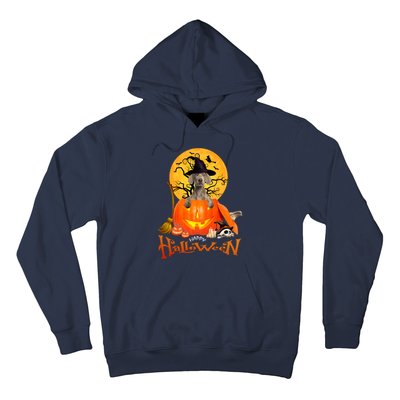 Funny Weimaraner Spooky Halloween Hoodie