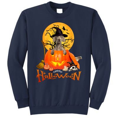 Funny Weimaraner Spooky Halloween Sweatshirt