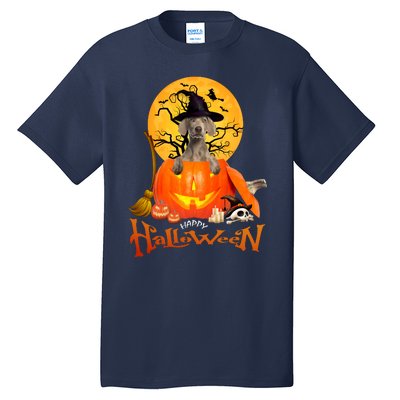 Funny Weimaraner Spooky Halloween Tall T-Shirt