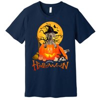 Funny Weimaraner Spooky Halloween Premium T-Shirt