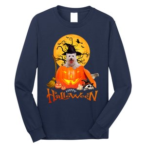 Funny Westie Spooky Halloween Long Sleeve Shirt