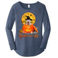 Funny Westie Spooky Halloween Women's Perfect Tri Tunic Long Sleeve Shirt