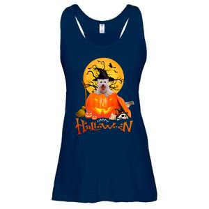 Funny Westie Spooky Halloween Ladies Essential Flowy Tank