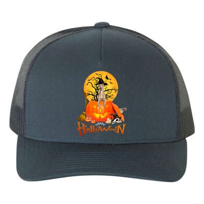 Funny Whippet Spooky Halloween Yupoong Adult 5-Panel Trucker Hat