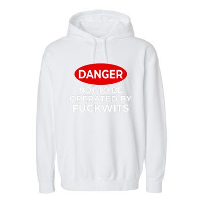 Funny Welding Saying Garment-Dyed Fleece Hoodie