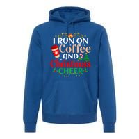 Family Winter Santa Clothing Christmas Cheer And Coffee Cool Gift Premium Hoodie