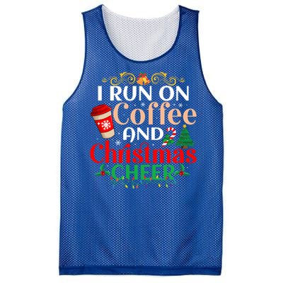 Family Winter Santa Clothing Christmas Cheer And Coffee Cool Gift Mesh Reversible Basketball Jersey Tank