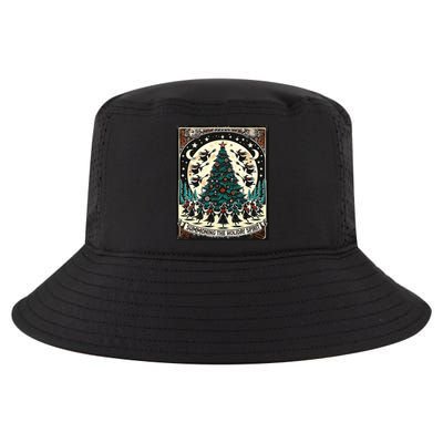 Funny Witches Summoning The Holiday Spirit Spooky Christmas Cool Comfort Performance Bucket Hat