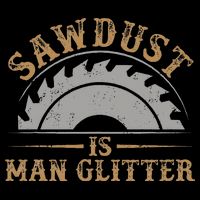 Funny Woodworking Sawdust Glitter for Carpenter City Backpack
