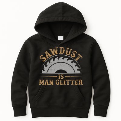 Funny Woodworking Sawdust Glitter for Carpenter Kids Hoodie