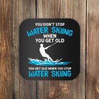 Funny Water Skiing Designs For Men Women Water Skier Athlete Coaster