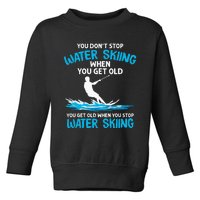 Funny Water Skiing Designs For Men Women Water Skier Athlete Toddler Sweatshirt