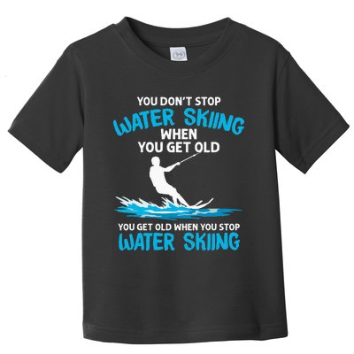 Funny Water Skiing Designs For Men Women Water Skier Athlete Toddler T-Shirt