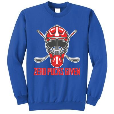 Funny Winter Sport Hockey Ice Skate Zero Pucks Given Gift Sweatshirt