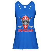 Funny Winter Sport Hockey Ice Skate Zero Pucks Given Gift Ladies Essential Flowy Tank