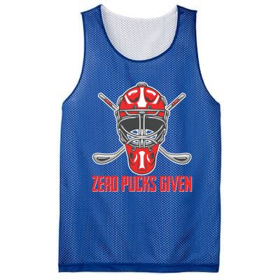 Funny Winter Sport Hockey Ice Skate Zero Pucks Given Gift Mesh Reversible Basketball Jersey Tank