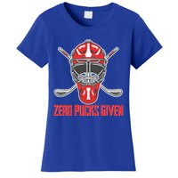 Funny Winter Sport Hockey Ice Skate Zero Pucks Given Gift Women's T-Shirt