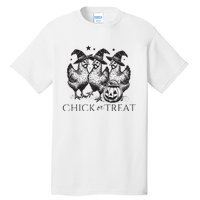 Funny Witch Spooky Chicken Halloween Costume Chick Or Treat Tall T-Shirt