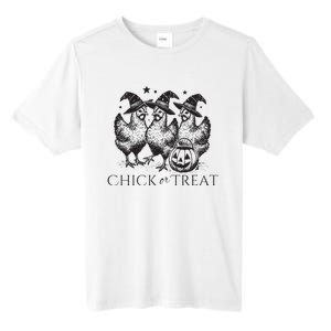 Funny Witch Spooky Chicken Halloween Costume Chick Or Treat Tall Fusion ChromaSoft Performance T-Shirt