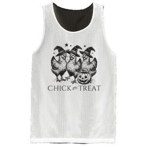 Funny Witch Spooky Chicken Halloween Costume Chick Or Treat Mesh Reversible Basketball Jersey Tank