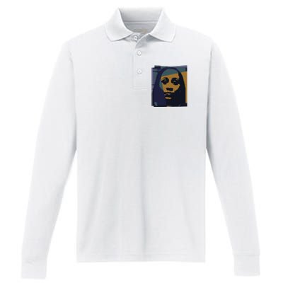 Fani Willis Subtle Perfection Performance Long Sleeve Polo