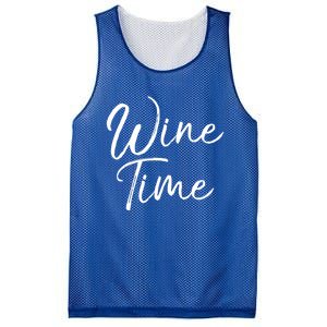 Funny Wine Saying Gift Cute Ing Wine Time Gift Mesh Reversible Basketball Jersey Tank