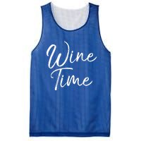 Funny Wine Saying Gift Cute Ing Wine Time Gift Mesh Reversible Basketball Jersey Tank