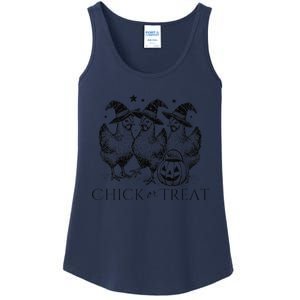 Funny Witch Spooky Chicken Halloween Costume Chick Or Treat Gift Ladies Essential Tank