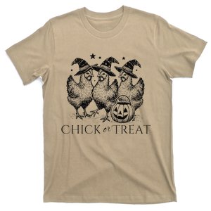 Funny Witch Spooky Chicken Halloween Costume Chick Or Treat Gift T-Shirt