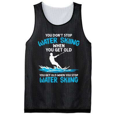 Funny Water Skiing Designs For  Water Skier Athlete Mesh Reversible Basketball Jersey Tank