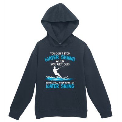 Funny Water Skiing Designs For  Water Skier Athlete Urban Pullover Hoodie