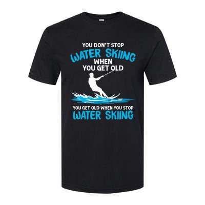 Funny Water Skiing Designs For  Water Skier Athlete Softstyle CVC T-Shirt