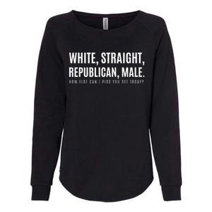 Funny White Straight Republican Male Republican Womens California Wash Sweatshirt