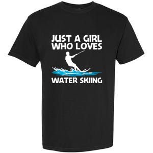 Funny Water Skiing Design Water Skier Skiing Cool Gift Garment-Dyed Heavyweight T-Shirt