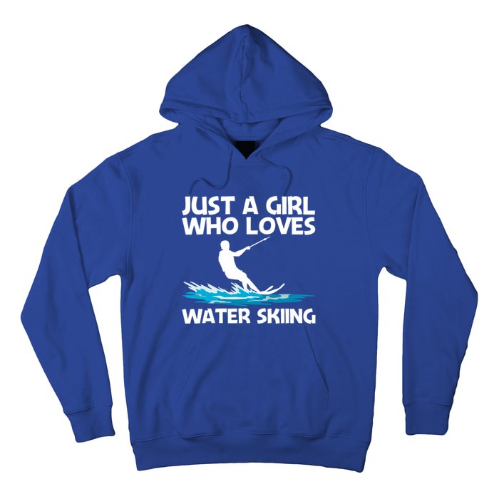 Funny Water Skiing Design Water Skier Skiing Cool Gift Hoodie