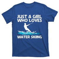 Funny Water Skiing Design Water Skier Skiing Cool Gift T-Shirt