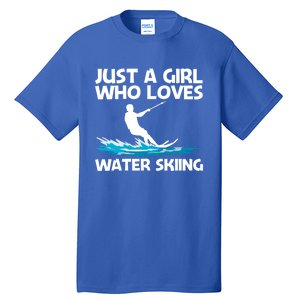 Funny Water Skiing Design Water Skier Skiing Cool Gift Tall T-Shirt