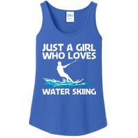 Funny Water Skiing Design Water Skier Skiing Cool Gift Ladies Essential Tank