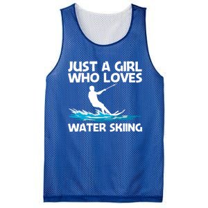 Funny Water Skiing Design Water Skier Skiing Cool Gift Mesh Reversible Basketball Jersey Tank