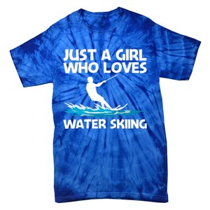 Funny Water Skiing Design Water Skier Skiing Cool Gift Tie-Dye T-Shirt