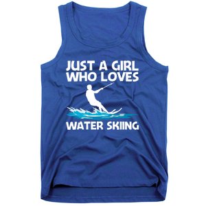 Funny Water Skiing Design Water Skier Skiing Cool Gift Tank Top