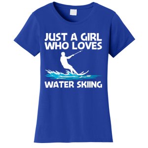 Funny Water Skiing Design Water Skier Skiing Cool Gift Women's T-Shirt