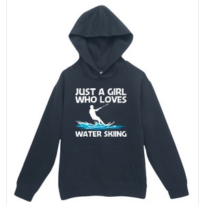 Funny Water Skiing Design Water Skier Skiing Cool Gift Urban Pullover Hoodie