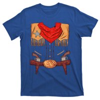 Funny Western Sheriff Vest Halloween Cowboy Easy DIY Costume T-Shirt