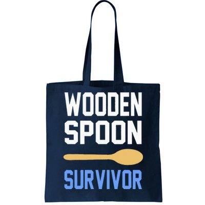 Funny Wooden Spoon Survivor I Survived Wooden Spoon Vintage Tote Bag