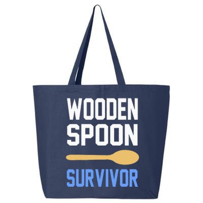 Funny Wooden Spoon Survivor I Survived Wooden Spoon Vintage 25L Jumbo Tote