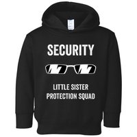 Funny Wedding Security Little Sister Protection Squad Toddler Hoodie